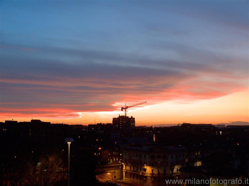 Milan (Italy) - Sunset in Milan